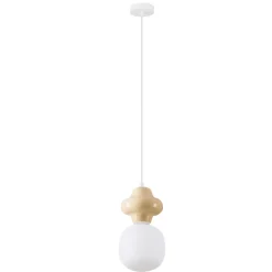 Lampade A Sospensione-Selezionato da Mazzolaluce Lampade a sospensione design di ceramica giallo pastello