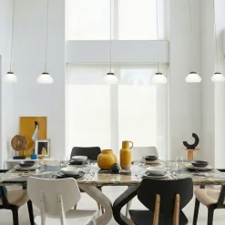 Lampadari Moderni-Fabas Luce Lampade a sospensione per soggiorno moderno arabelle bianco