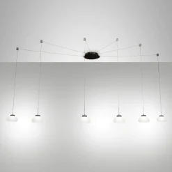Lampadari Moderni-Fabas Luce Lampade a sospensione per soggiorno moderno arabelle bianco
