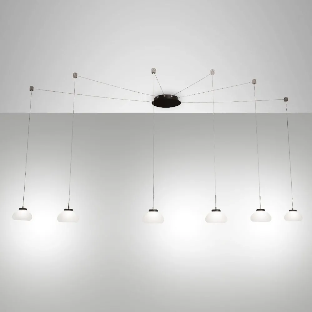 Lampadari Moderni-Fabas Luce Lampade a sospensione per soggiorno moderno arabelle bianco