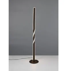 Lampade Da Terra-Selezionato da Mazzolaluce Lampade da terra moderna nera led 19w 3000k per soggiorno