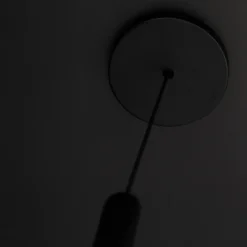 Lampade Da Terra-Selezionato da Mazzolaluce Lampade da terra moderne led 3000k nera sospesa dimmerabile