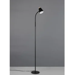 Lampade Da Terra-Selezionato da Mazzolaluce Lampade da terra moderne nera led 3000k orientabile