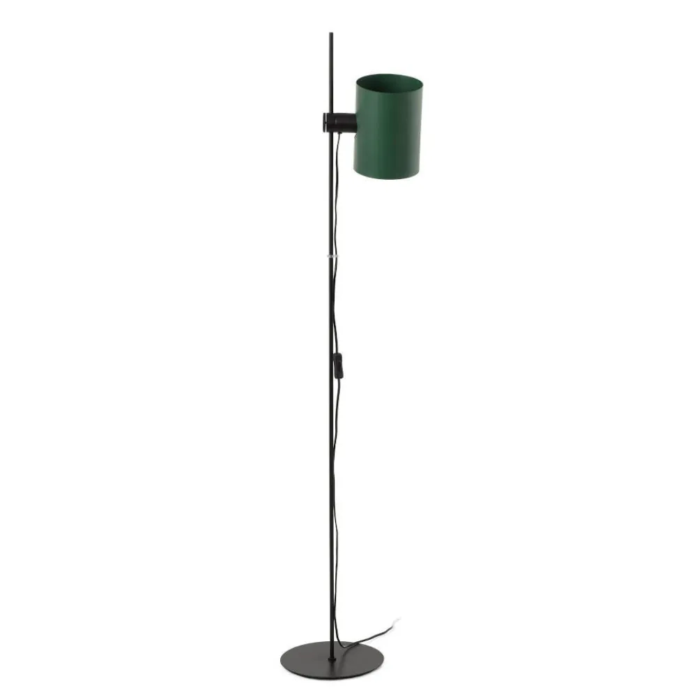 Lampade Da Terra-Selezionato da Mazzolaluce Lampade moderne da terra metallo nero verde orientabile