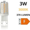 Lampadine Led-Ideal Lux Lampadina g9 3000k led 3w 370lm