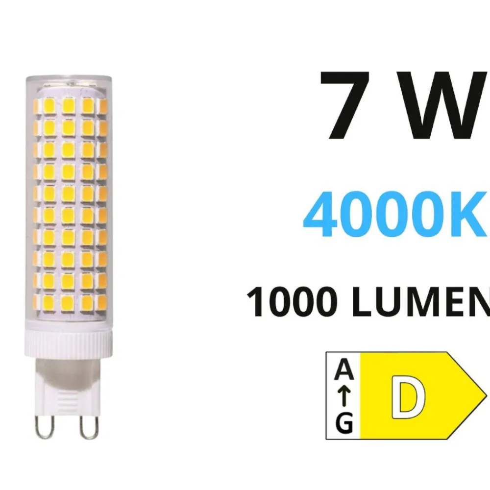 Lampadine Led-Life Electronics Lampadina g9 led 7w 4000k 1000lm ottica 300 life