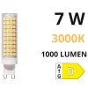 Lampadine Led-Life Electronics Lampadina g9 led 7w 3000k 1000lm 300° life
