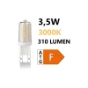 Lampadine Led-Ideal Lux Lampadina g9 led 3,5w 3000k 310 lumen