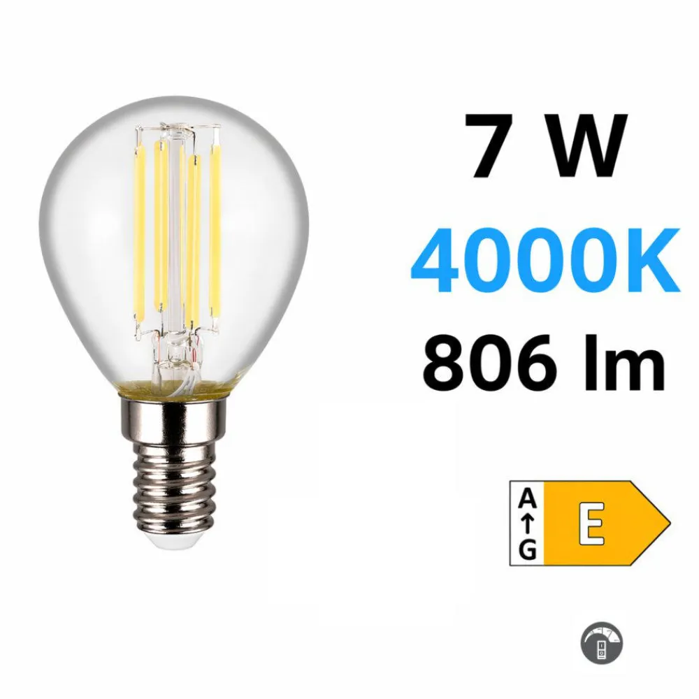 Lampadine Led-Selezionato da Mazzolaluce Lampadina led e27 dimmerabile 7w 4000k 806 lumen