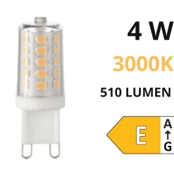 Lampadine Led-Ideal Lux Lampadina led g9 4w 3000k 510lm