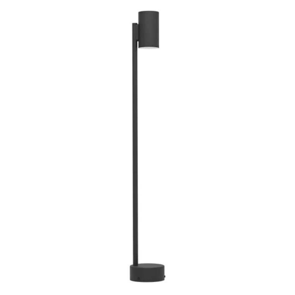 Lampioni Da Giardino-Selezionato da Mazzolaluce Lampiona da giardino moderno ip44 nero h85cm gu10