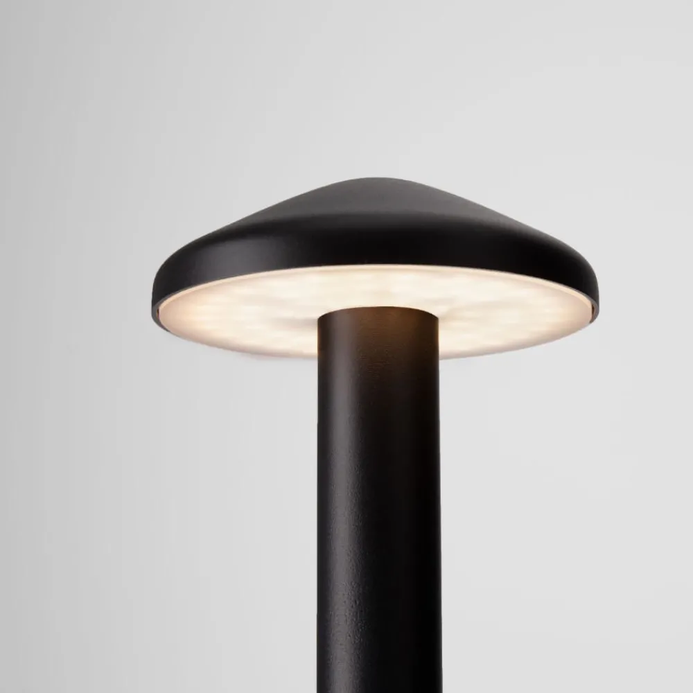 Lampioni Da Giardino-Selezionato da Mazzolaluce Lampioncino a fungo antracite led 5w 3000k da giardino moderno