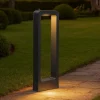 Lampioni Da Giardino-Selezionato da Mazzolaluce Lampioncino antracite da giardino moderno led 3000k ip54 anti corrosione