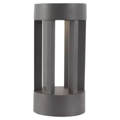 Lampioni Da Giardino-Selezionato da Mazzolaluce Lampioncino antracite moderno da giardino led 8w 3000k