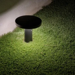 Lampioni Da Giardino-Linea Light Lampioncino basso da giardino nero ip65 bond led