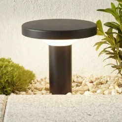 Lampioni Da Giardino-Linea Light Lampioncino basso da giardino nero ip65 bond led