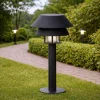 Lampioni Da Giardino-Selezionato da Mazzolaluce Lampioncino basso nero ip65 e26 vetro h33 cm