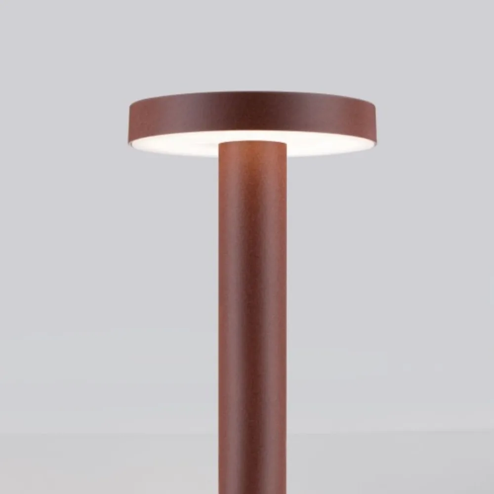Lampioni Da Giardino-Selezionato da Mazzolaluce Lampioncino corten moderno led 5w 3000k da giardino