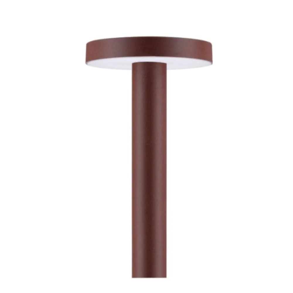 Lampioni Da Giardino-Selezionato da Mazzolaluce Lampioncino corten moderno led 5w 3000k da giardino