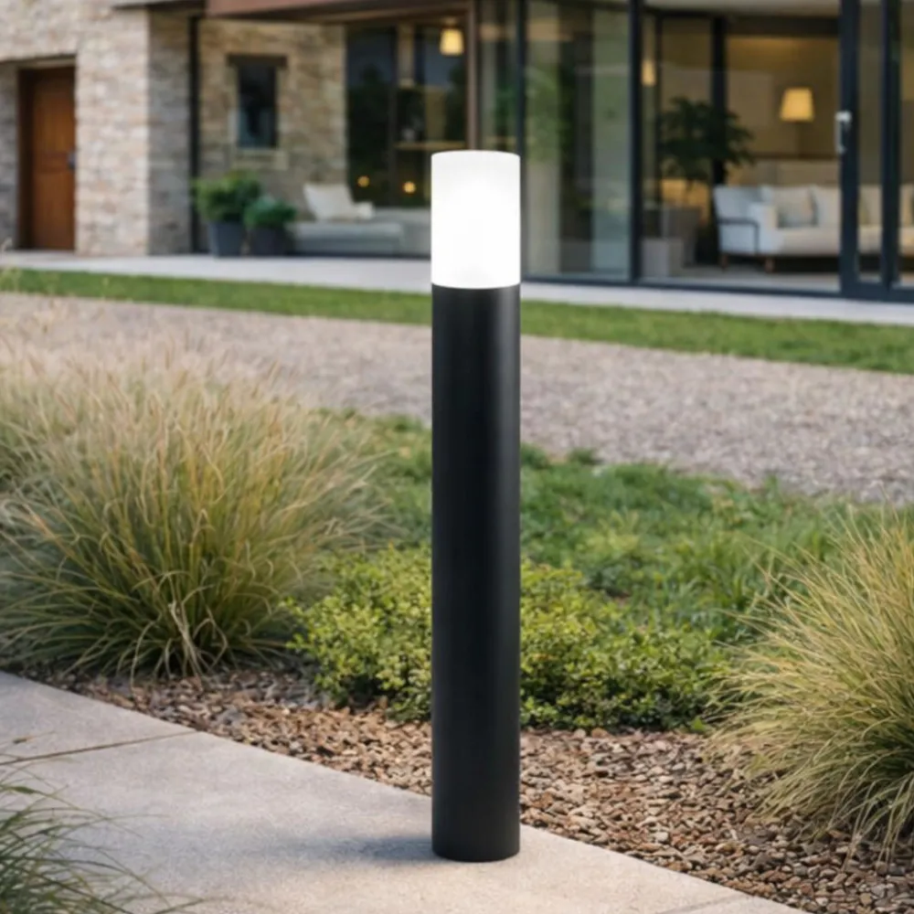 Lampioni Da Giardino-Perenz Illuminazione Lampioncino da esterno antracite ip54 h60 cm perenz lampo e27