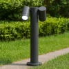 Lampioni Da Giardino-Gea Luce Lampioncino da esterno antracite luci orientabili