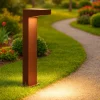 Lampioni Da Giardino-Selezionato da Mazzolaluce Lampioncino da esterno corten 50cm led 13w 3000k ip65