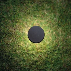 Lampioni Da Giardino-Linea Light Lampioncino da esterno pistillo nero led 3000k ip65