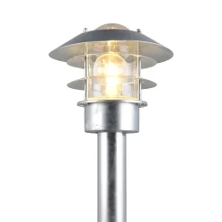 Lampioni Da Giardino-Selezionato da Mazzolaluce Lampioncino da giardino anti corrosione salsedine ip44 acciaio zincato