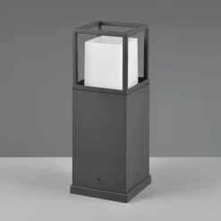 Lampioni Da Giardino-Selezionato da Mazzolaluce Lampioncino da giardino anti corrosione moderno antracite led 14w cct