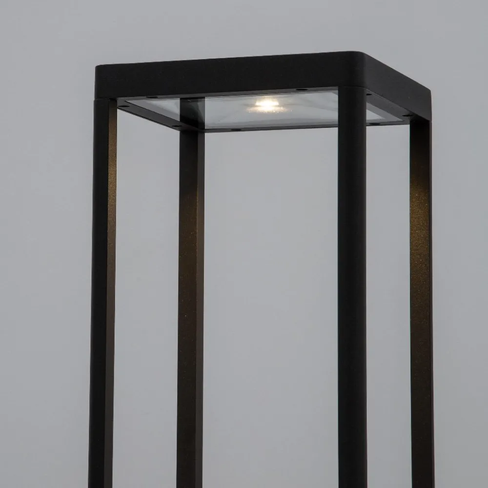 Lampioni Da Giardino-Selezionato da Mazzolaluce Lampioncino da giardino antracite moderno led 10w 3000k