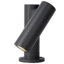 Lampioni Da Giardino-Selezionato da Mazzolaluce Lampioncino da giardino con spot orientabile antracite led 5w 3000k