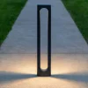 Lampioni Da Giardino-Selezionato da Mazzolaluce Lampioncino da giardino design moderno led 6w 3000k antracite
