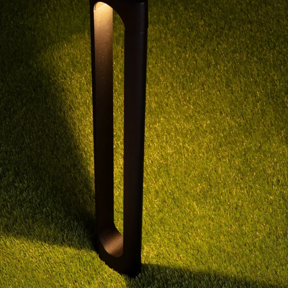 Lampioni Da Giardino-Selezionato da Mazzolaluce Lampioncino da giardino design moderno led 6w 3000k antracite