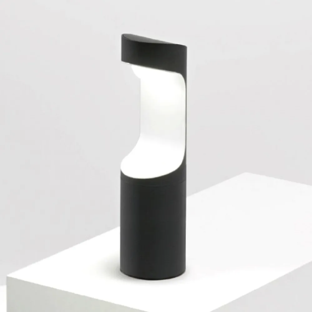 Lampioni Da Giardino-Gea Luce Lampioncino da giardino anhur ip54 moderno antracite 9w 4000k