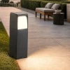 Lampioni Da Giardino-Selezionato da Mazzolaluce Lampioncino da giardino moderno grafite 30cm led 13w 4000k ip65