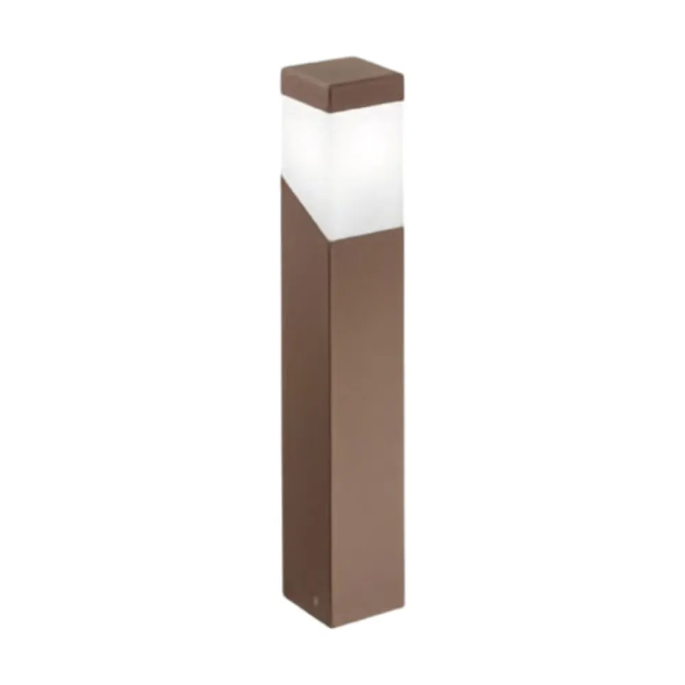 Lampioni Da Giardino-Gea Luce Lampioncino da giardino moderno corten marrone sury