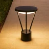 Lampioni Da Giardino-Selezionato da Mazzolaluce Lampioncino da giardino nero led 16w 3000k design moderno