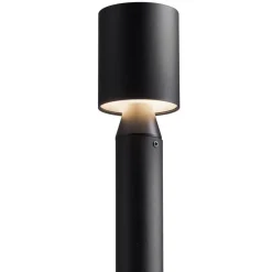 Lampioni Da Giardino-Selezionato da Mazzolaluce Lampioncino da giardino nero led 6w 3000k design moderno
