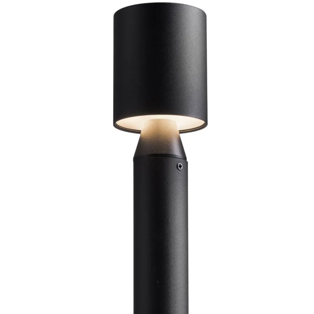 Lampioni Da Giardino-Selezionato da Mazzolaluce Lampioncino da giardino nero led 6w 3000k design moderno