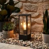 Lampioni Da Giardino-Selezionato da Mazzolaluce Lampioncino da giardino squadrato antracite
