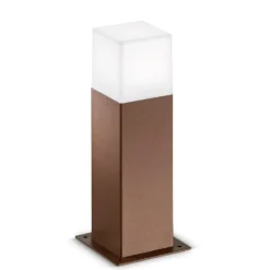 Lampioni Da Giardino-Gea Luce Lampioncino giardino corten marrone moderno