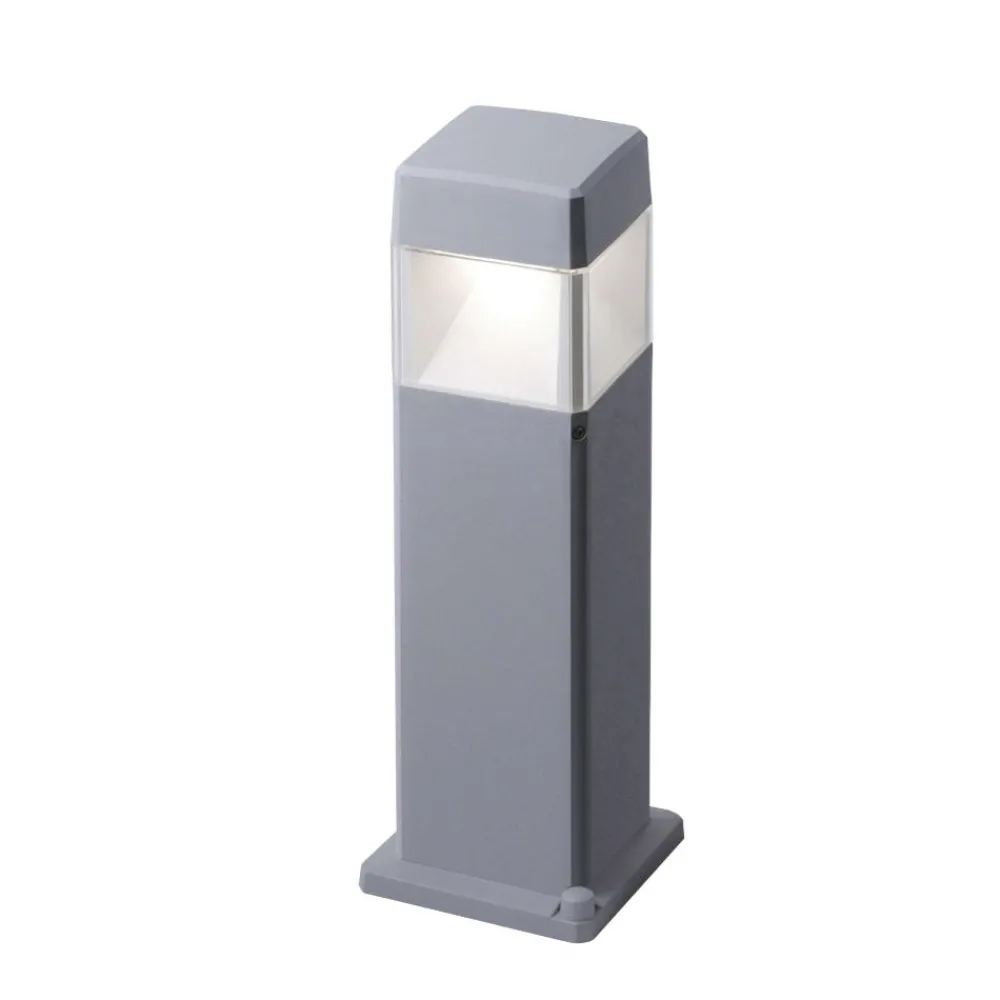 Lampioni Da Giardino-Top Light Lampioncino grigio da giardino moderno anti corrosione ip55