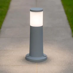 Lampioni Da Giardino-Top Light Lampioncino grigio per esterno giardino moderno loano