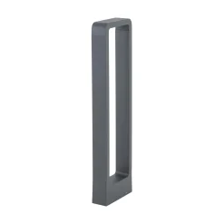 Lampioni Da Giardino-Selezionato da Mazzolaluce Lampioncino led 10w 3000k design moderno grigio antracite per esterno giardino