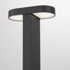 Lampioni Da Giardino-Selezionato da Mazzolaluce Lampioncino moderno antracite led 10w 3000k per giardino