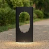 Lampioni Da Giardino-Selezionato da Mazzolaluce Lampioncino moderno antracite led 13w 3000k da giardino