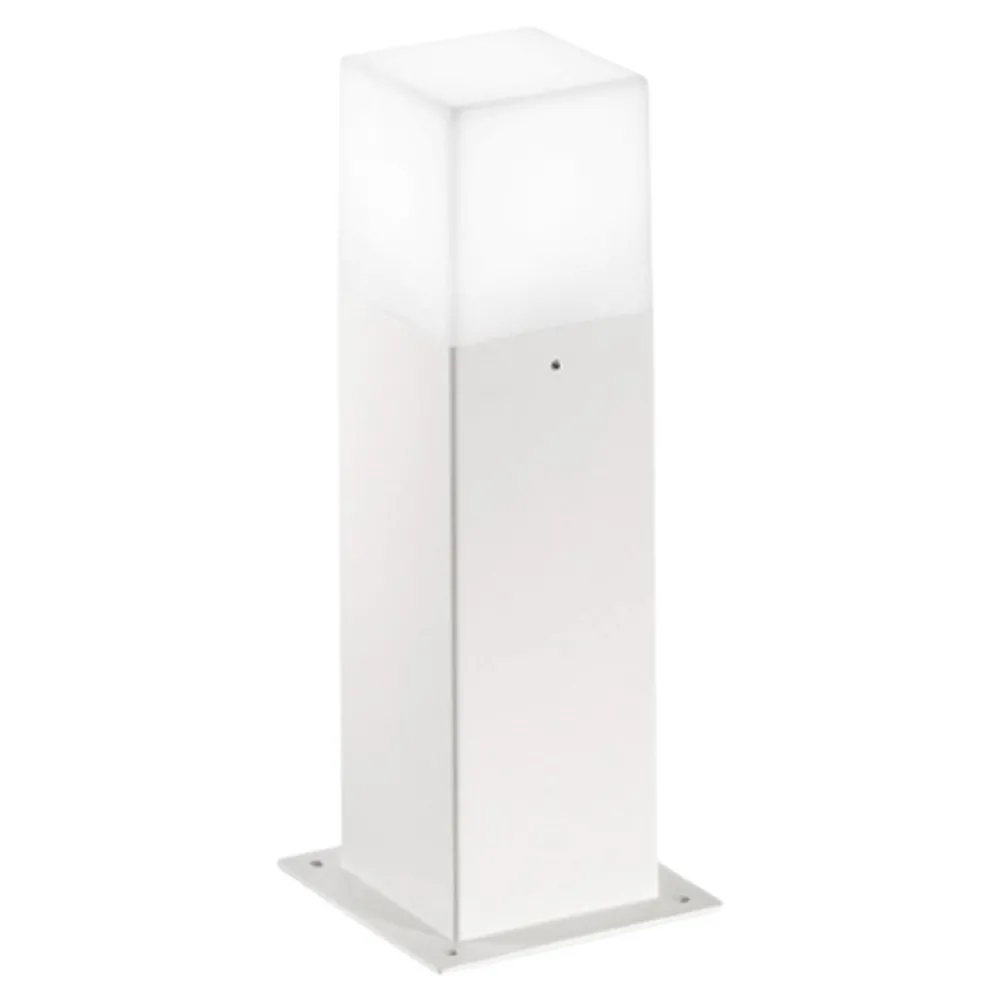 Lampioni Da Giardino-Selezionato da Mazzolaluce Lampioncino moderno da giardino bianco quadrato