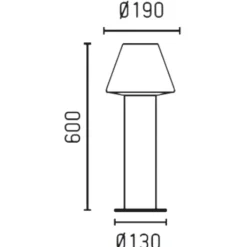 Lampioni Da Giardino-Selezionato da Mazzolaluce Lampioncino moderno da giardino design moderno per esterni