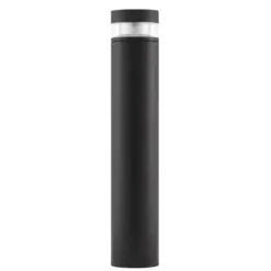 Lampioni Da Giardino-Selezionato da Mazzolaluce Lampioncino moderno da giardino led 12w 3000k nero cilindrico