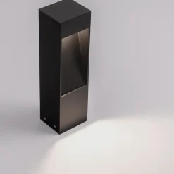 Lampioni Da Giardino-Selezionato da Mazzolaluce Lampioncino moderno nero da giardino led 7w 3000k